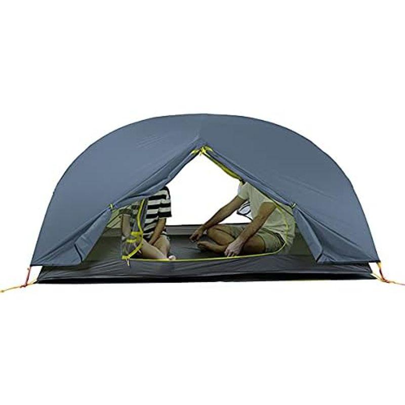 Naturehike公式ショップ 2人用 テント Mongar テント 軽量 アウトドア 専用グランドシート付 設営簡単 二重層 耐水圧PU｜qualityfactory｜17