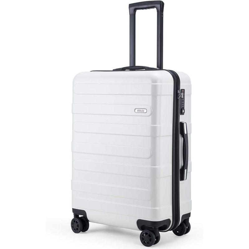 (ヴィヴィシティ) スーツケース 機内持込可 大容量 大型軽量 8輪 静音 TSAロック搭載 100%PC （Sサイズ ホワイト｜qualityfactory｜06