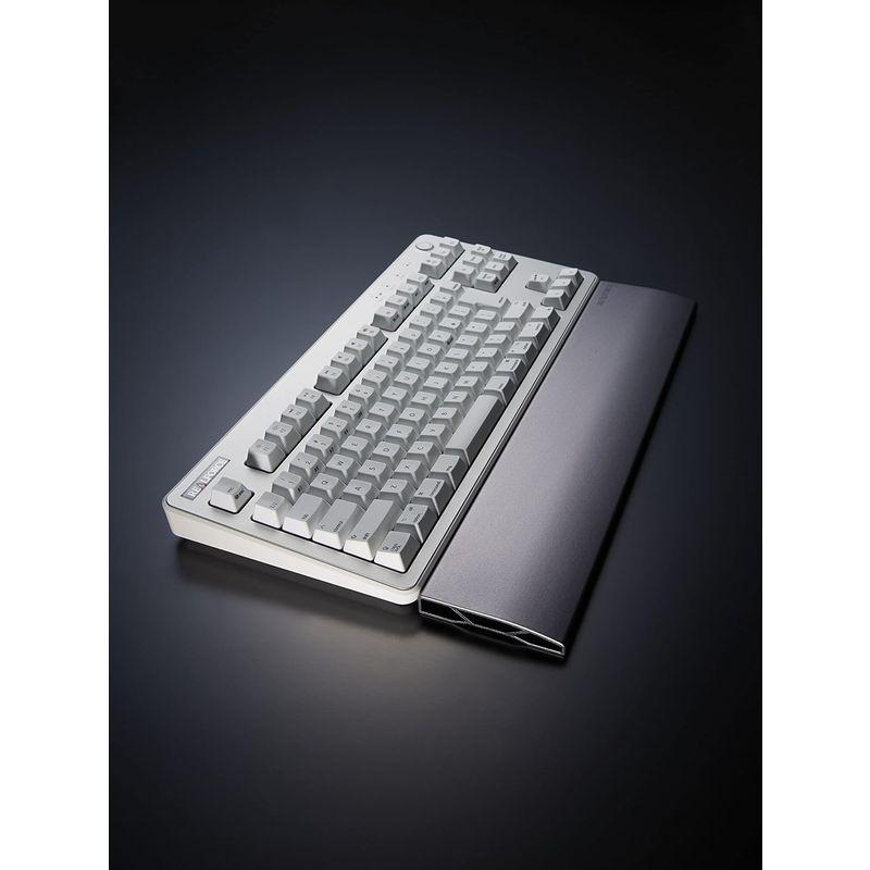 REALFORCE リアルフォース 東プレ アルミリストレスト テンキーレスサイズ M070201 ダークシルバー R3 R3S R2 対応｜qualityfactory｜06