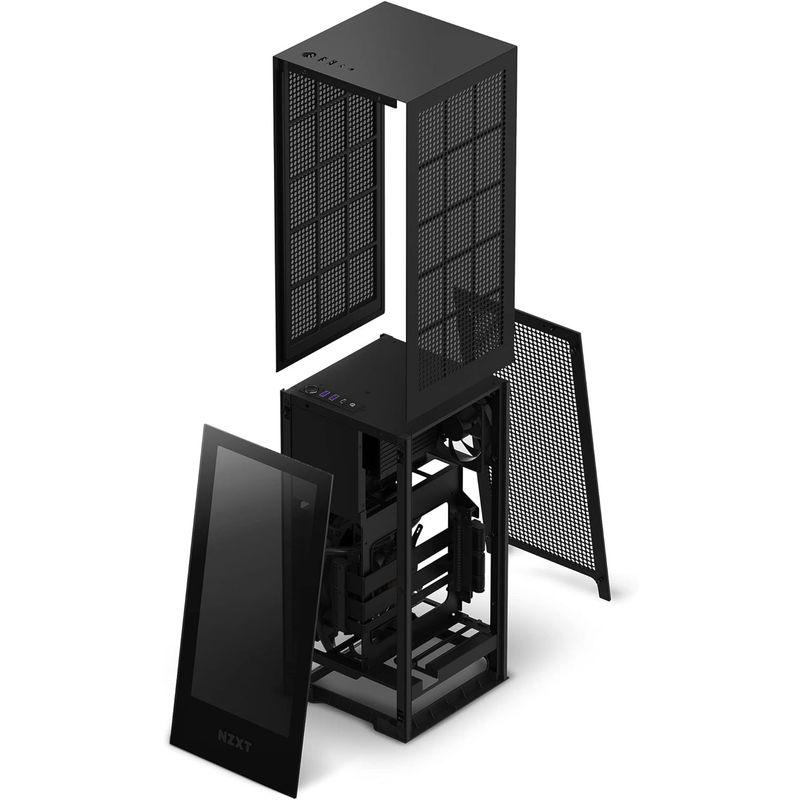 NZXT H1 Version2 PCケース コンパクト BLACK 電源、簡易水冷付属 CS-H11BB-JP CS8336｜qualityfactory｜08