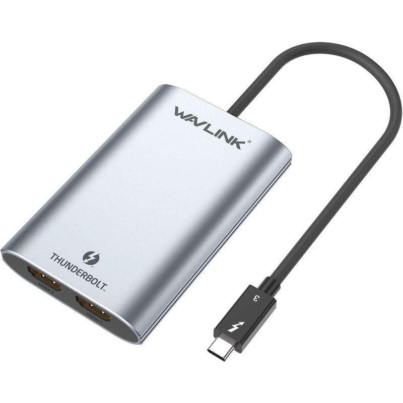 WAVLINK Thunderbolt 3ミニドッキングステーション HDMIアダプター デュアル4K シングル5K ディスプレイアダプター｜qualityfactory｜02