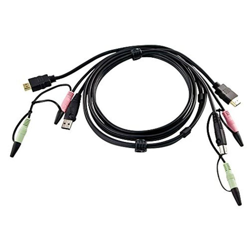 USB HDMI KVM ケーブル 2L-7D02UH｜qualityfactory｜02
