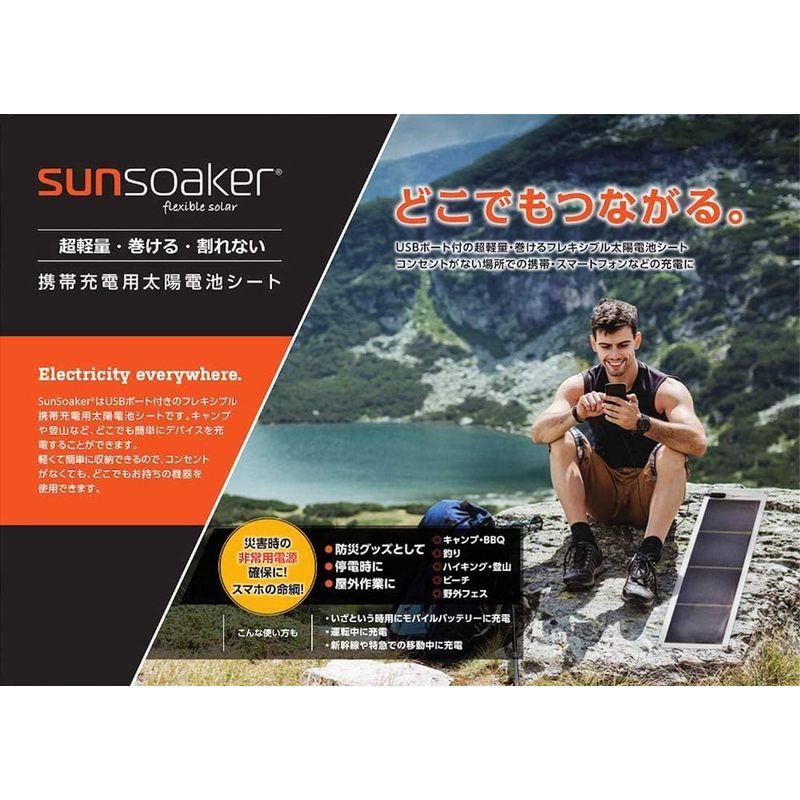 エフウエイブ SunSoaker 携帯充電用太陽電池シート10W ブラック｜qualityfactory｜03