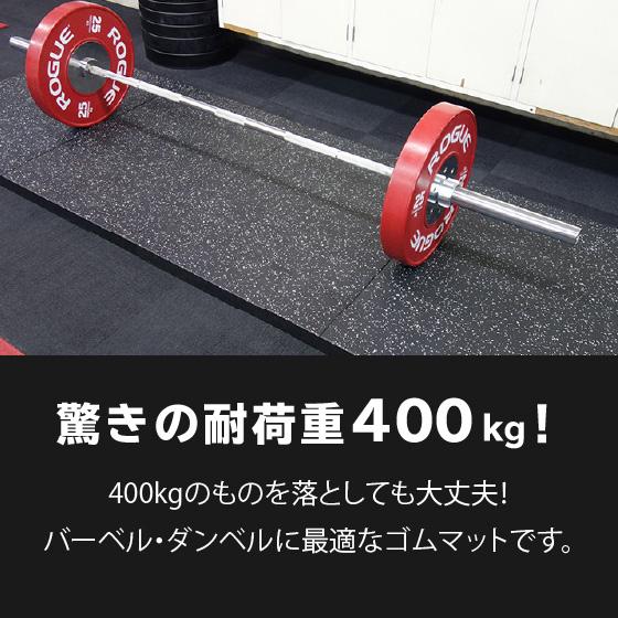 ゴムマット Newゴムチップマット ワイド バーベル用 65 × 90 cm （5cm