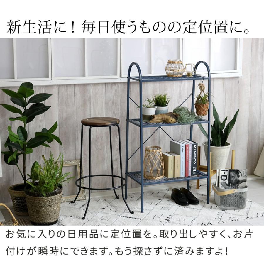 オープン３段ラック「TWILL」（ツイル） TW002 住まいスタイル | ブランド登録なし | 03