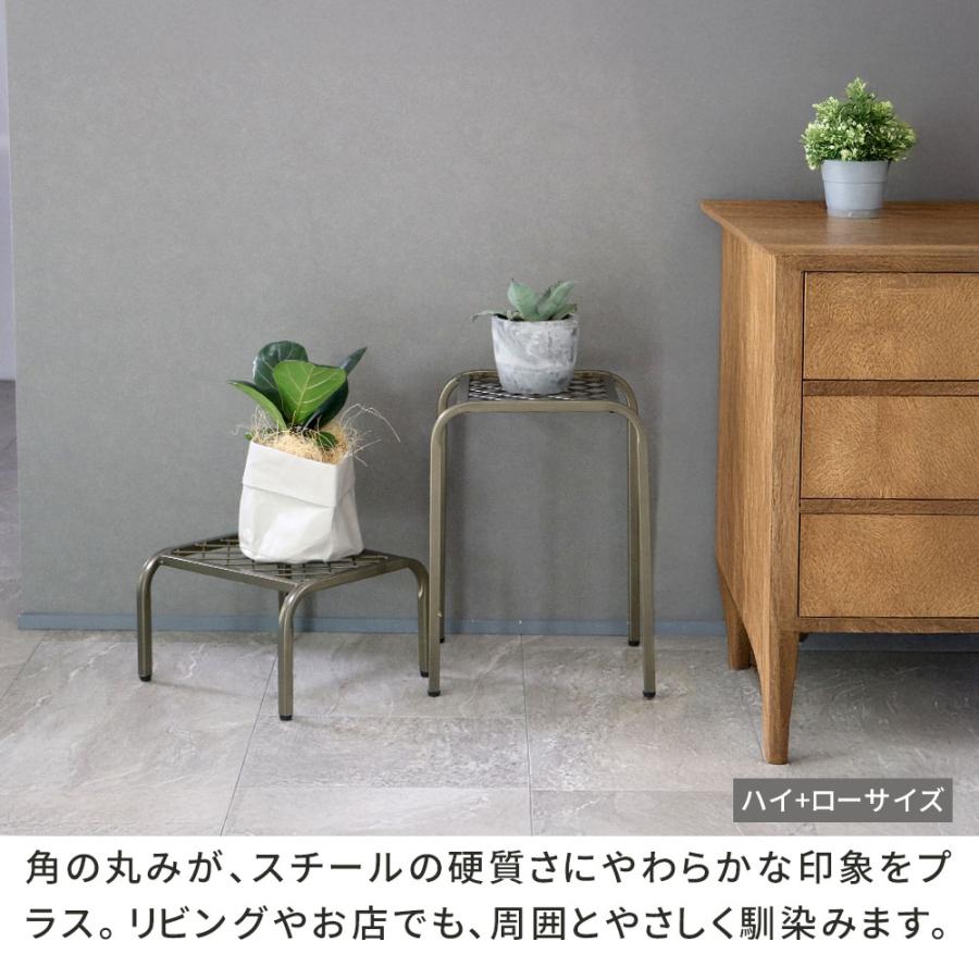 アイアンプランタースタンド「TWILL」(ツイル) ローサイズ TW008 住まいスタイル | ブランド登録なし | 05