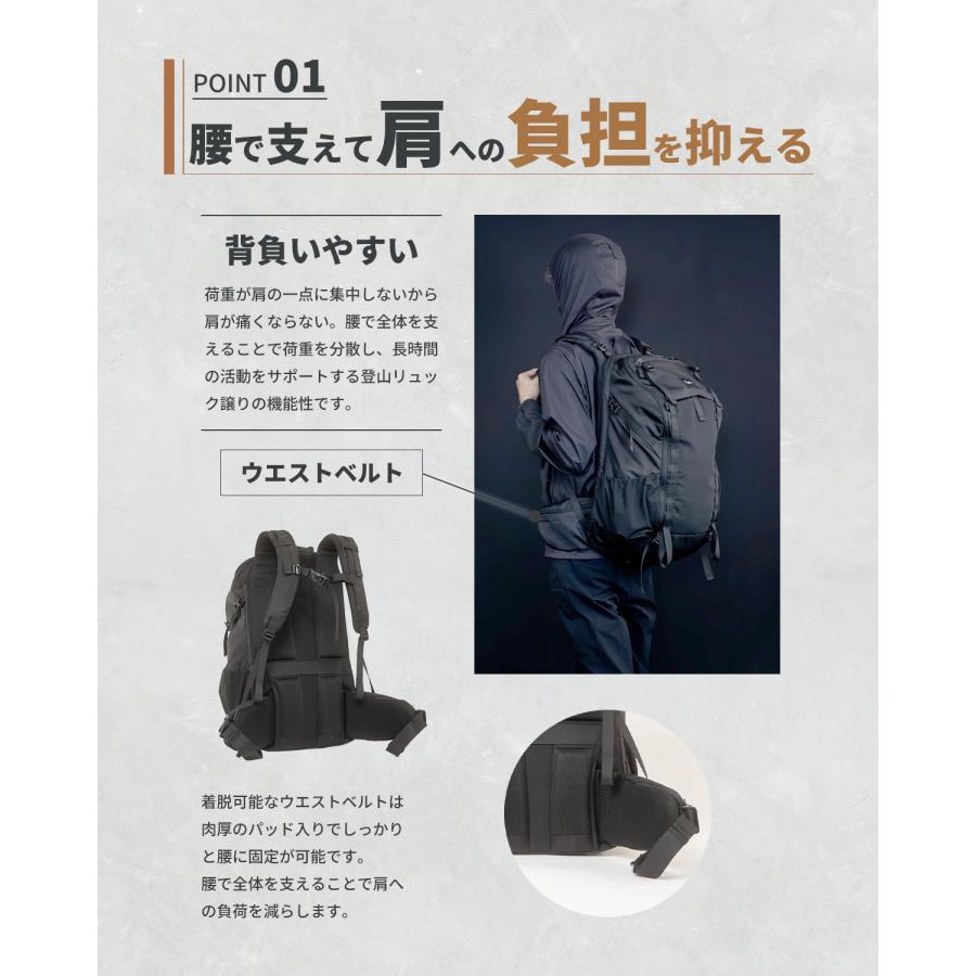 Tryptics トラベル バックパック リュック アドベンチャー 40L 大容量