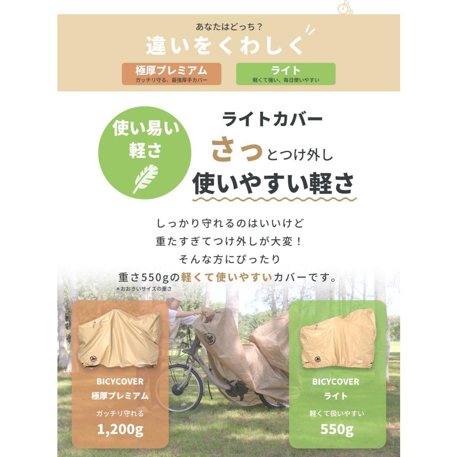 【しっかり守る 長く守る】 自転車カバー 自転車カバー防水 子供乗せ 厚手 420d 防水 ハイバック 丈夫 20インチ 破れにくい 飛ばない サイクル 自転車 カバー |  | 12