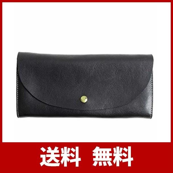 Miracolo 長財布 レディース 本革 イタリアンレザー 大容量なのに薄い 財布 フラップボタン 小銭入れ カードケース かわいい かぶせ おしゃ Aqua Pur Ro