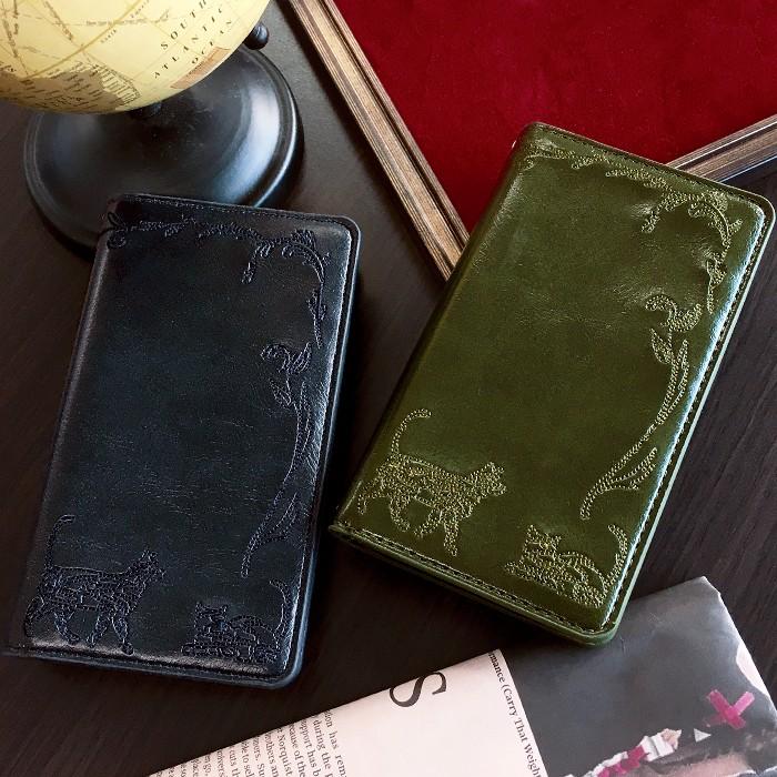 Android One アンドロイドワン ケース カバー 手帳 手帳型 猫刺繍 スマホケース スマホカバー S10 S9 S7 S6 S5 S4 S3 S2 S1 X5 X4 X3 X1 | アンドロイド | 18