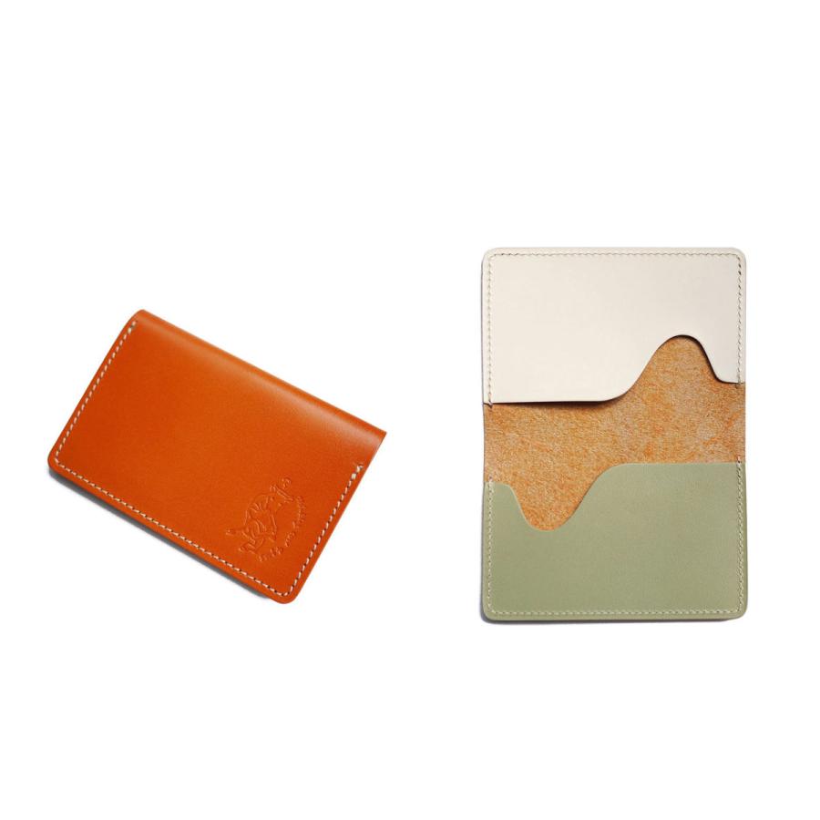 本革製 名刺入れにもなるICカードケース】栃木レザー 定番BASIC