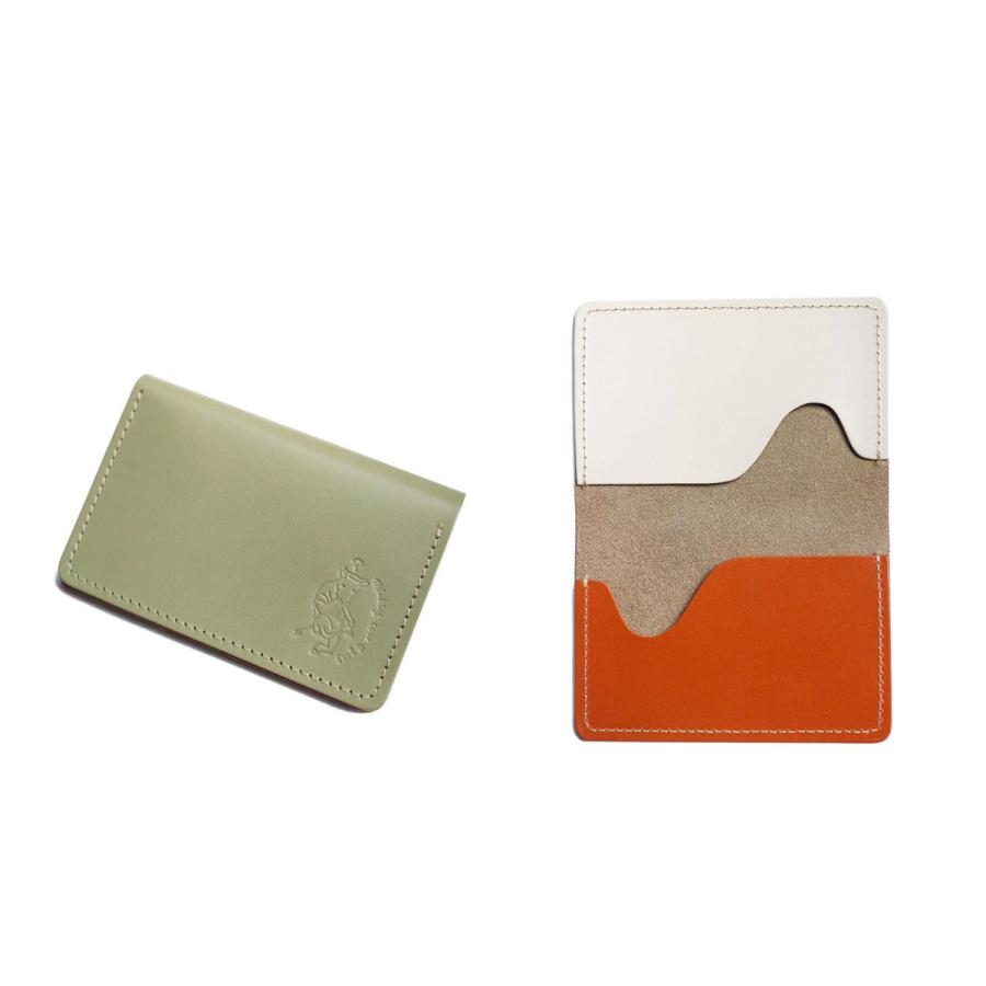 本革製 名刺入れにもなるICカードケース】栃木レザー 定番BASIC