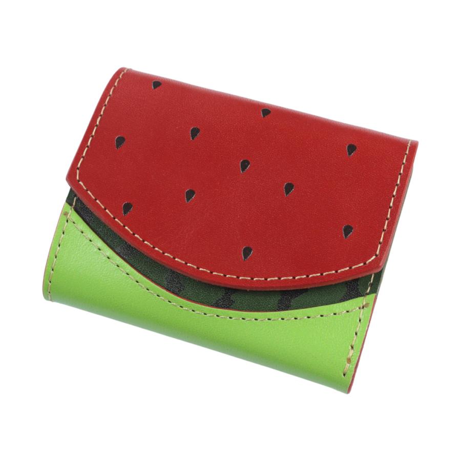 小さいふ ペケーニョ クアトロガッツ スイカ 栃木レザー 小さい財布