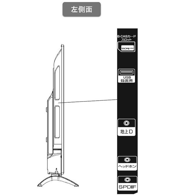 テレビ 液晶テレビ 32インチ 地上デジタル 外付けHDD対応2TB EPG8日分