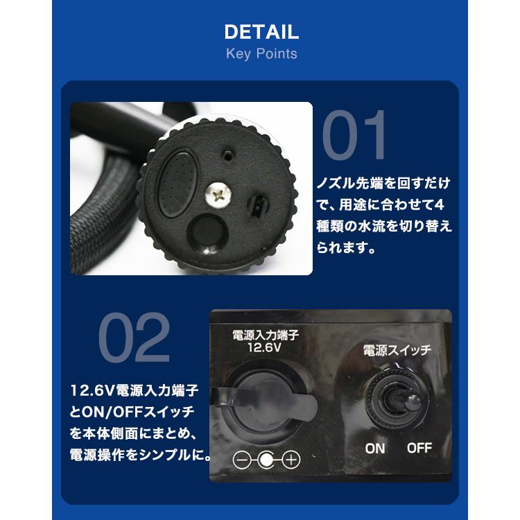 高圧洗浄機 充電式 コードレス 水道不要 ベランダ掃除 折りたたみ収納