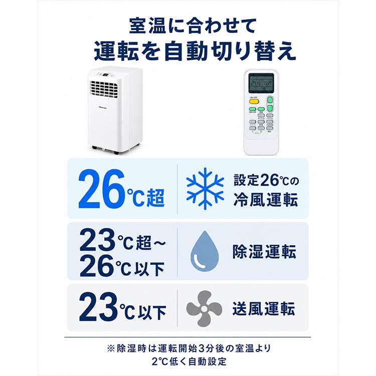 スポットクーラー 家庭用 スポットエアコン ハイセンス 冷風機 除湿