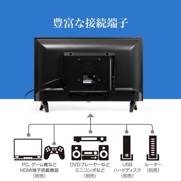テレビ スマートテレビ 24インチ チューナーレス ハイビジョン Netflix