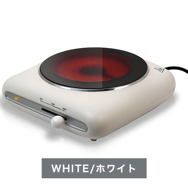 電気コンロ 卓上 1000W 高火力 セラミックヒーター IH非対応鍋対応