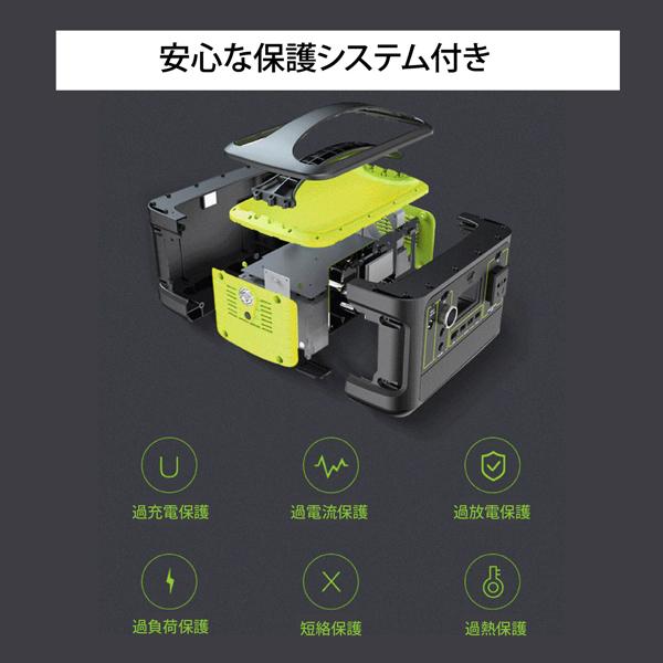 発電機 ポータブル電源 150000mAh 540ワット 大容量 ハイパワー USB