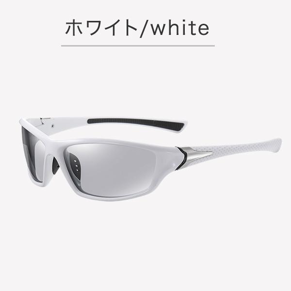 100% スポーツサングラス ホワイト サングラス メンズ レディース uvカット 偏光サングラス スポーツ