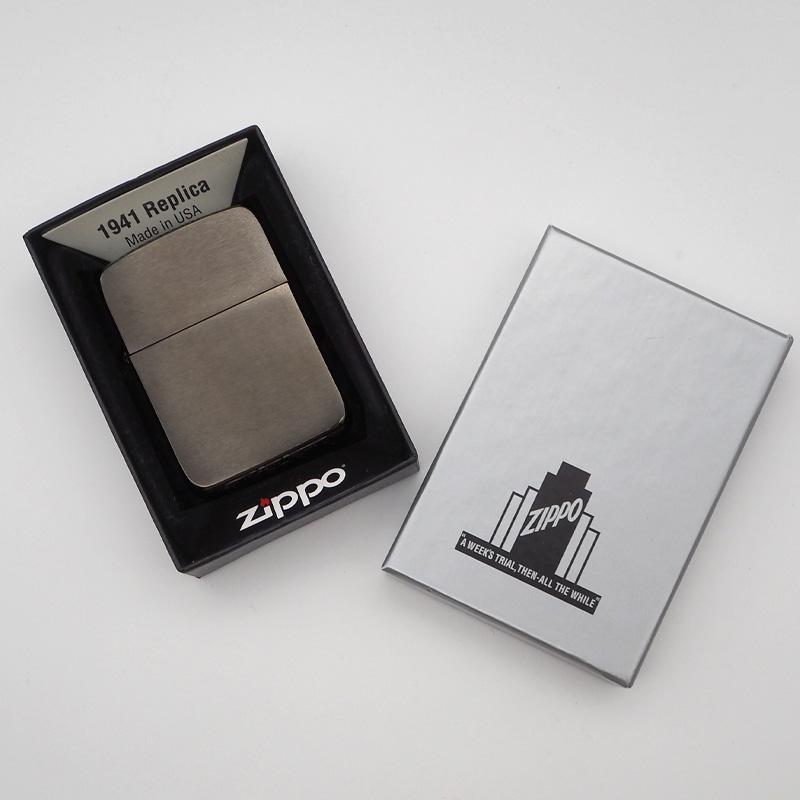 ZIPPO 24096 1941レプリカ BLACK ICE 復刻版モデル ラウンドコーナーモデル ジッポライター オイルライター アメリカ