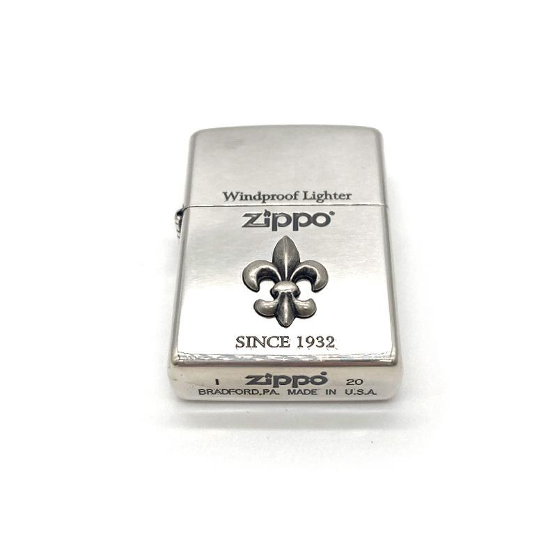 ZIPPO ジッポー ユリ メタル Lily リリー 百合 ブラック シルバー 