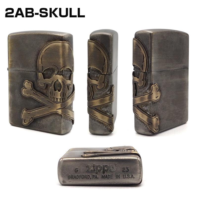 ZIPPO（ジッポー） 限定 セット スカル 骸骨 ガイコツ 2AB-SKULL 専用