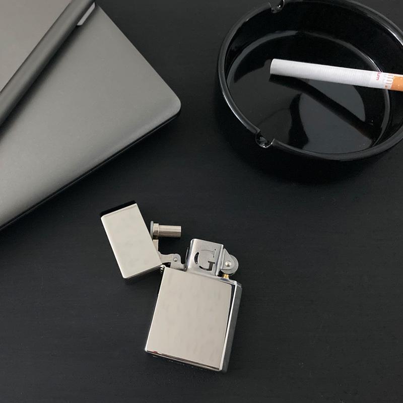 GEAR TOP ギアトップ オイルライター GT1-01 ニッケルミラー 喫煙具