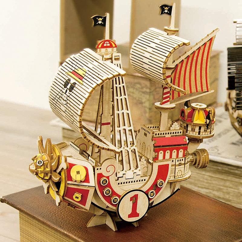 正規販売 ki-gu-mi ワンピース サウザンド・サニー号 Wooden Art 木製