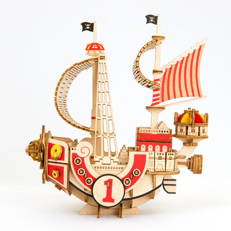 正規販売 ki-gu-mi ワンピース サウザンド・サニー号 Wooden Art 木製