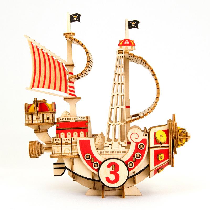 正規販売 ki-gu-mi ワンピース サウザンド・サニー号 Wooden Art 木製