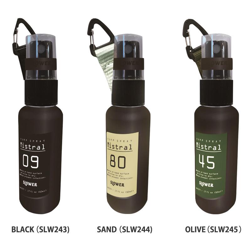SLOWER（スロウワー） アルコール対応 スプレーボトル 50ml SLOWER