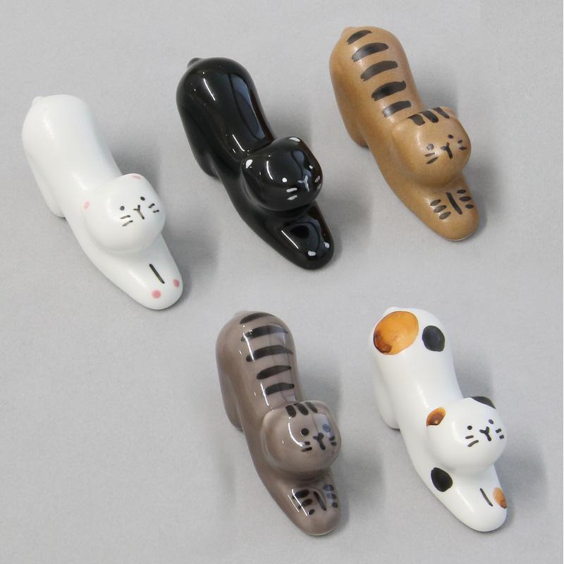 ねこ箸置ギフトセット 5個組 猫 箸置きギフトセット5個組 キャット