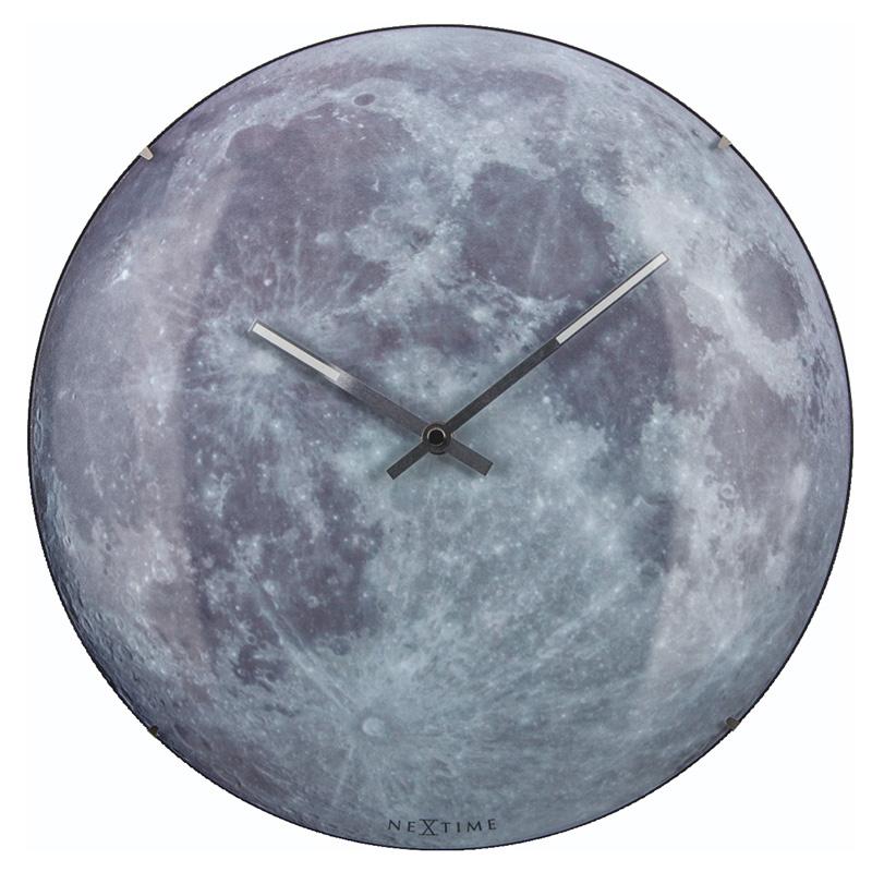 掛け時計 壁掛け時計 ブルームーン ドーム NXT-3164 月 満月 光る ウォールクロック おしゃれ インテリア 見やすい 時計引っ越し祝い 新築祝い 時計 CLOCK｜quattroangoli｜02