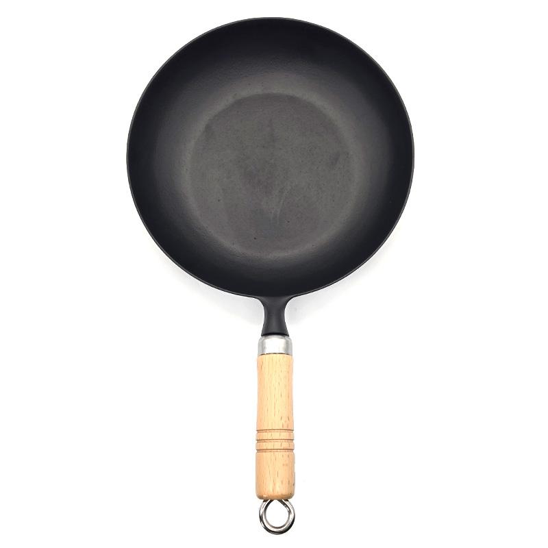 岩鋳 Iwachu オムレツパン24cm（木柄付）南部鉄器 鉄フライパン