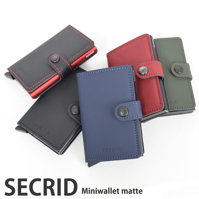 セクリッド SECRID M MINI MATTE 新品 送料無料 ミニウォレット マット 40％OFFの激安セール 財布 カード入れ スキミング防止 カードケース シークリッド スリムウォレット