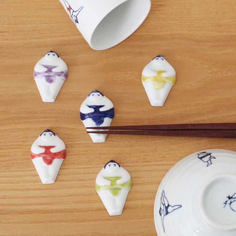 おすもうさん ぷっくり箸置ギフトセット 5個組 相撲 箸置き