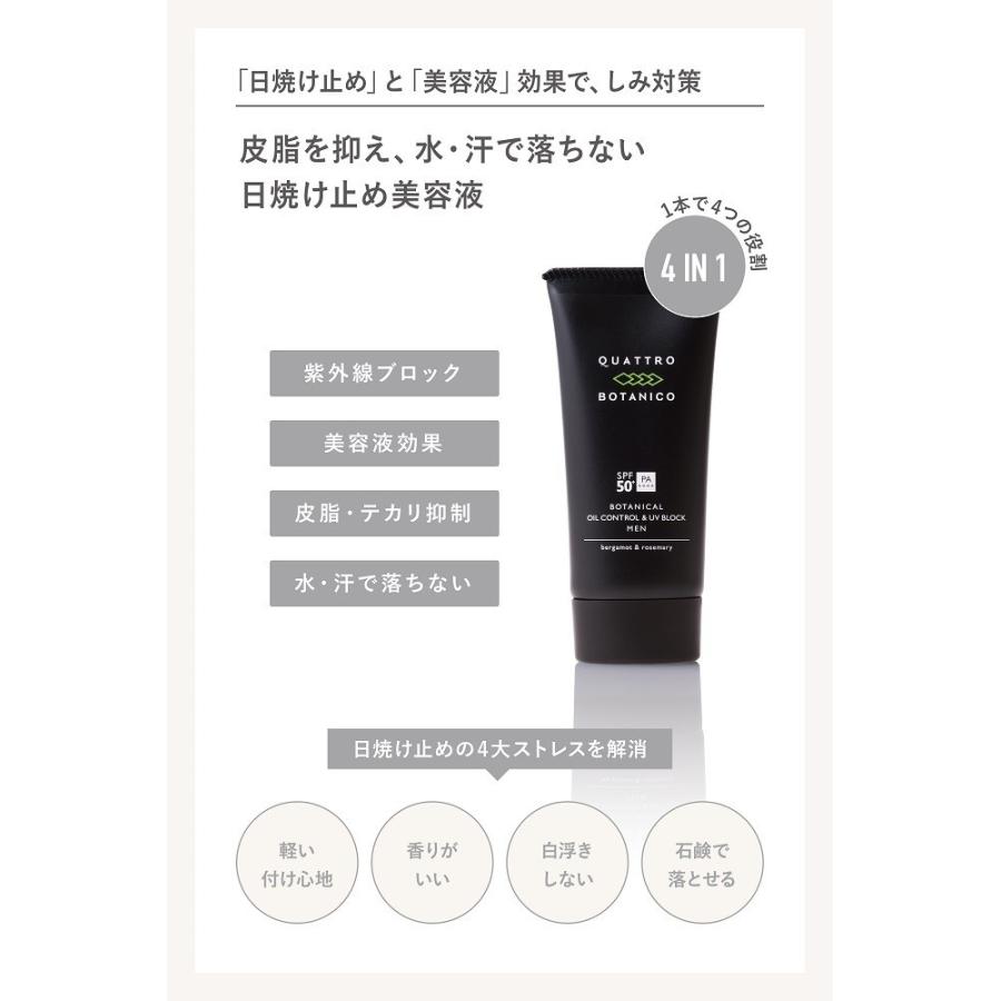 QUATTRO BOTANICO メンズ スキンケア UVケアギフトセット 箱入り QUATTRO BOTANICO メンズ スキンケア UVケアギフトセット 箱入り