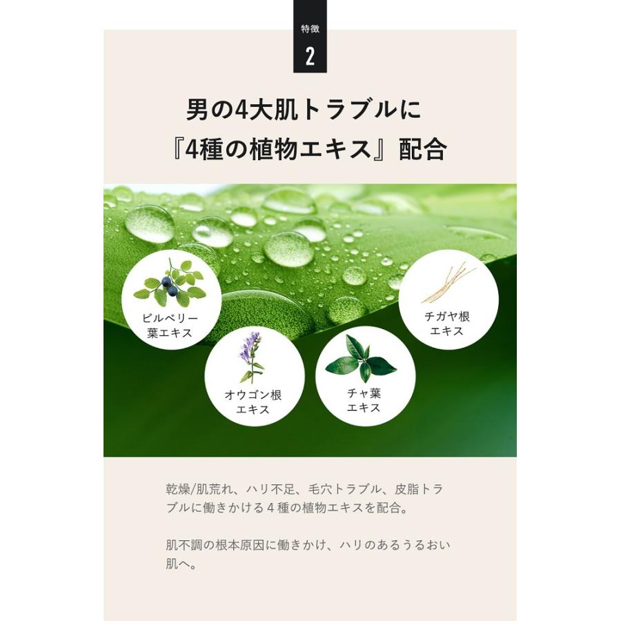 QUATTRO BOTANICO（クワトロボタニコ） メンズ オールインワン化粧水