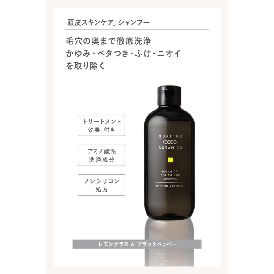 シャンプー メンズ男性用 スカルプ ギフト ボタニカル ヘア スカルプシャンプー ノンシリコン 送別会 父の日 プレゼント Shampoogift クワトロボタニコヤフーストア 通販 Yahoo ショッピング