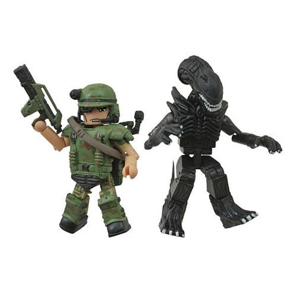 エイリアン/ヒックス伍長 & ウォーリアーエイリアン ミニメイツ 2