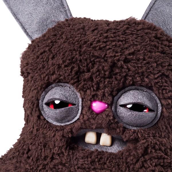 日本未発売！レア！fugglerファグラー茶色のボタン目ぬいぐるみ Fuggler ファグラー ぬいぐるみ（中） ＜Annoyed Alien_Brown