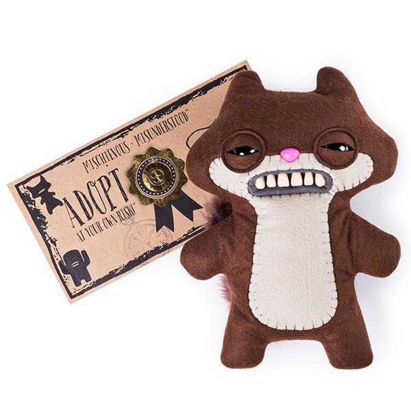 Fuggler ファグラー 茶色 Fuggler ファグラー ぬいぐるみ（中） ＜Sketchy Squirrel_Brown