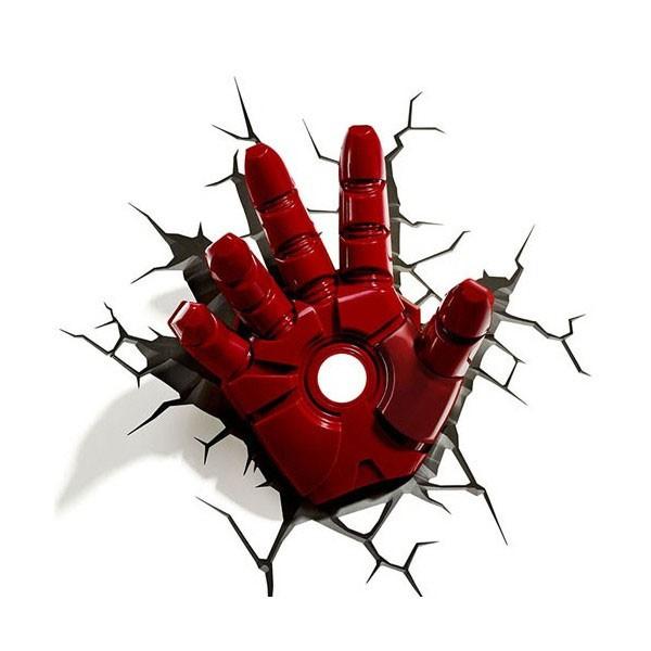 アイアンマン　ウォールライト マーベル アイアンマン/ハンド 3Dデコライト 壁ライト