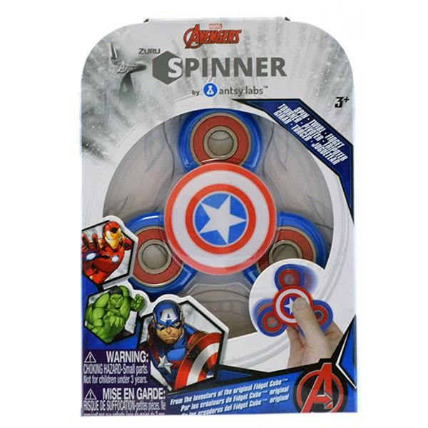 ハンドスピナー　キャプテンアメリカ　CAPTAIN AMERICA マーベル/キャプテン・アメリカ ハンドスピナー : クアトロライン
