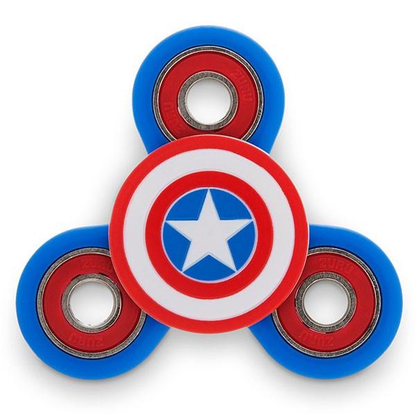 ハンドスピナー　キャプテンアメリカ　CAPTAIN AMERICA マーベル/キャプテン・アメリカ ハンドスピナー : クアトロライン