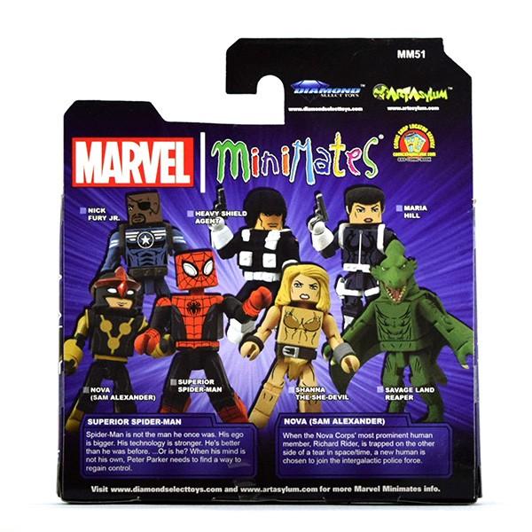 Marvel miniMateS 13パックセット マーベル/スペリオル スパイダーマン＆ノヴァ（サム