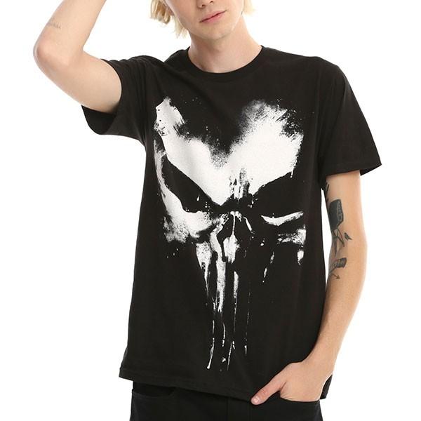 Lサイズ マーベル パニッシャー スプレーロゴｔシャツ Mvlpst001l クアトロライン 通販 Yahoo ショッピング