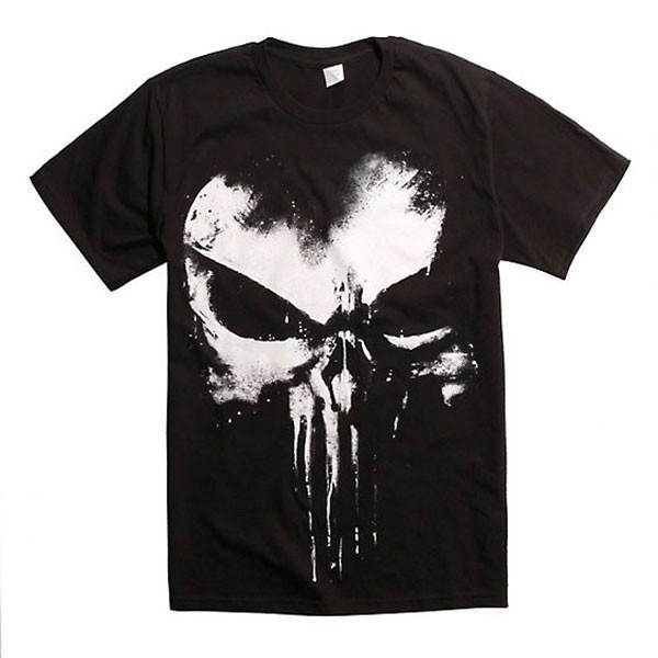 Sサイズ マーベル パニッシャー スプレーロゴTシャツ : クアトロ