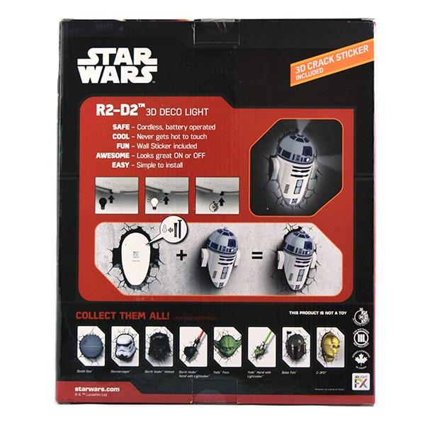 TARGET限定 スターウォーズ/ 3D デコ ルームライト R2-D2